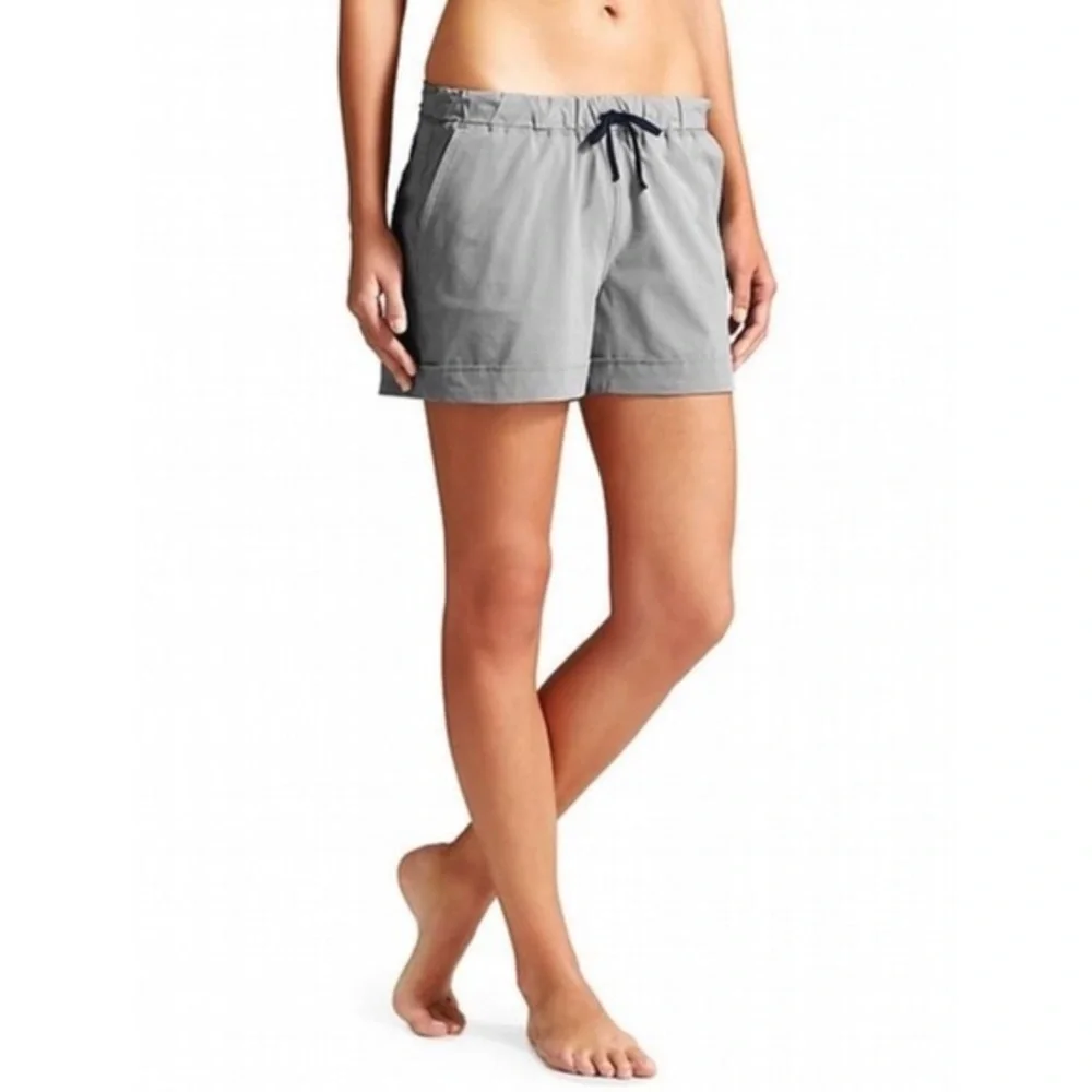 Athleta Microstripe Beachside Shorts, Size‎ XS